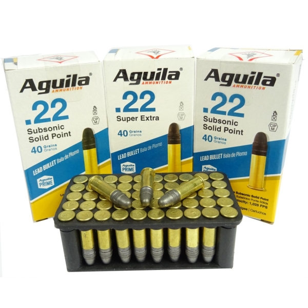 Amunicja kal. .22lr Aguila Subsonic SP